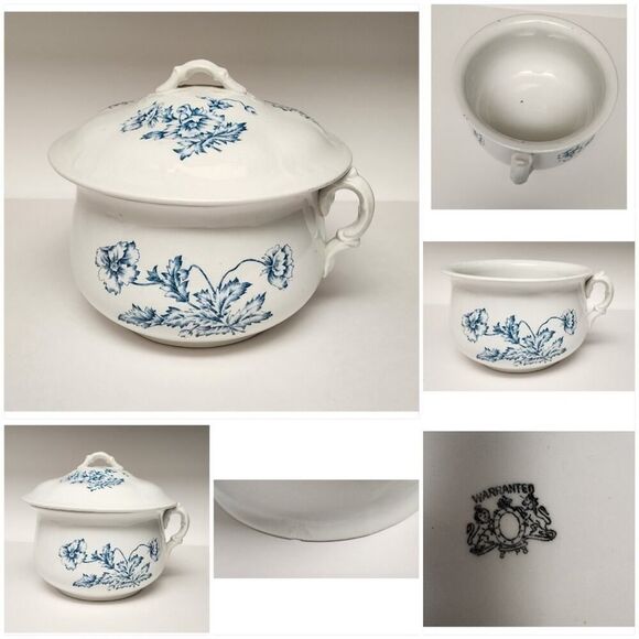 Warranted England Antique 1940s 5pc Pitcher/ Basin Wash Set Super Rare Find - Picture 7 of 16